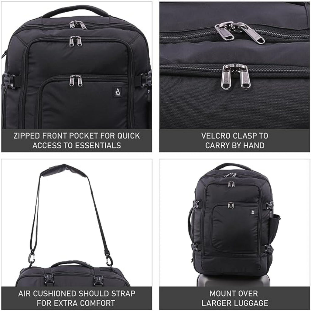 Aerolite (48x34x23)cm Lightweight Cabin Backpack Eco-Friendly Rucksack ...
